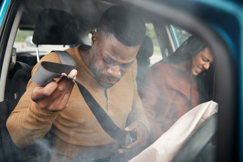 Passenger in a Car Accident