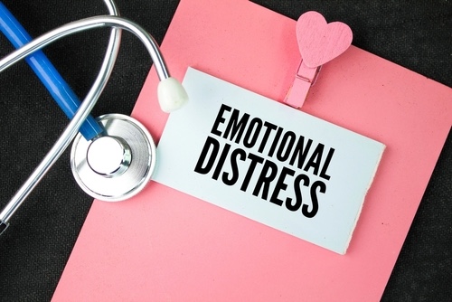 Can you sue for emotional distress in Georgia? stethoscope with the words emotional distress