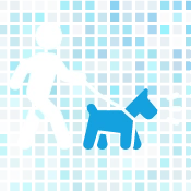 Dog bite icon