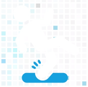 Slip and fall icon