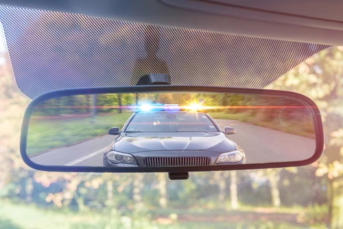Kennesaw police chase car accident lawyer concept, police car chase