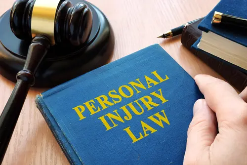 Acworth personal injury lawyer, Acworth personal injury attorney with personal injury law book